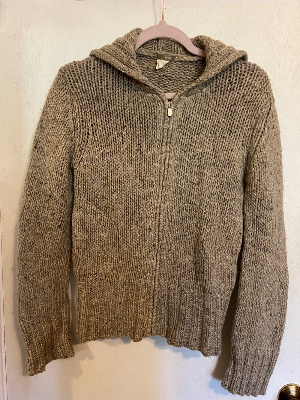 Vintage J. Crew Zip Up Sweater Y2K